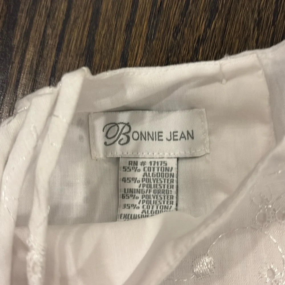 Elegant White Kids Dress by Bonnie Jean Size 3T